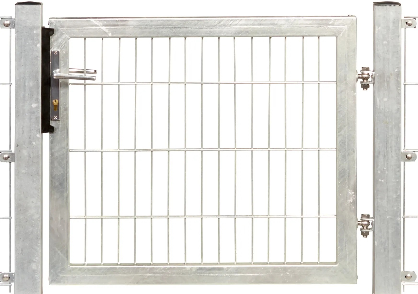 Floraworld Jednokřídlá branka Premium s cylindrickou vl. pozink 160 x 100 cm Floraworld Jednokřídlá branka Premium s cylindrickou vl. pozink 160 x 100 cm