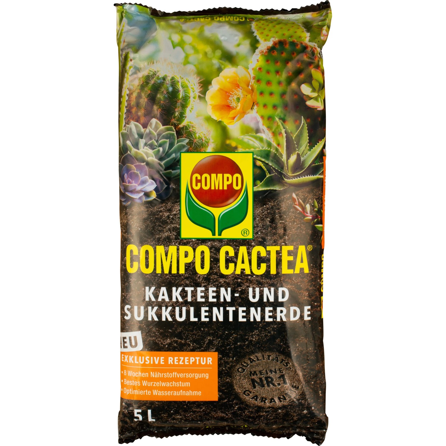 COMPO CACTEA Substrát pro kaktusy a sukulenty 5 l COMPO CACTEA Substrát pro kaktusy a sukulenty 5 l