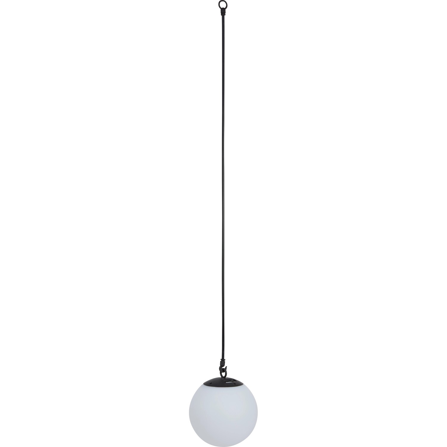 Nabíjecí venkovní závěsné LED svítidlo Moresco LED, RGBW, IP44, pr. 20 cm Nabíjecí venkovní závěsné LED svítidlo Moresco LED, RGBW, IP44, pr. 20 cm
