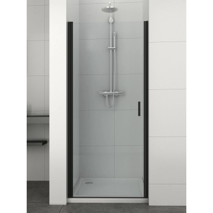 Sanotechnik Otočné sprchové dveře do niky Elite T90B, černá, 88-90 x 195 cm Sanotechnik Otočné sprchové dveře do niky Elite T90B, černá, 88-90 x 195 cm