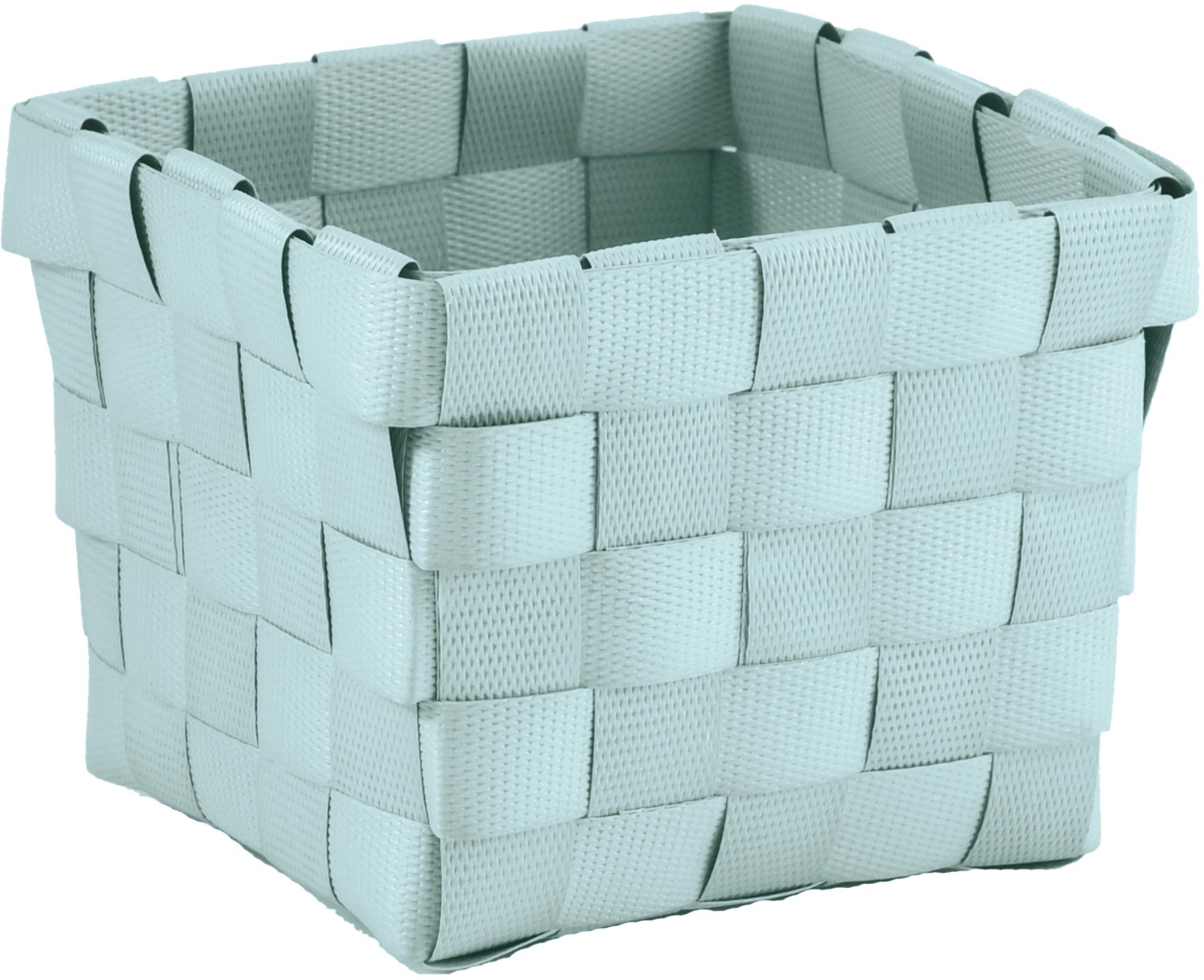 Úložný košík z PP výpletu pastelově zelený 10 cm x 10 cm x 75 cm Úložný košík z PP výpletu pastelově zelený 10 cm x 10 cm x 75 cm