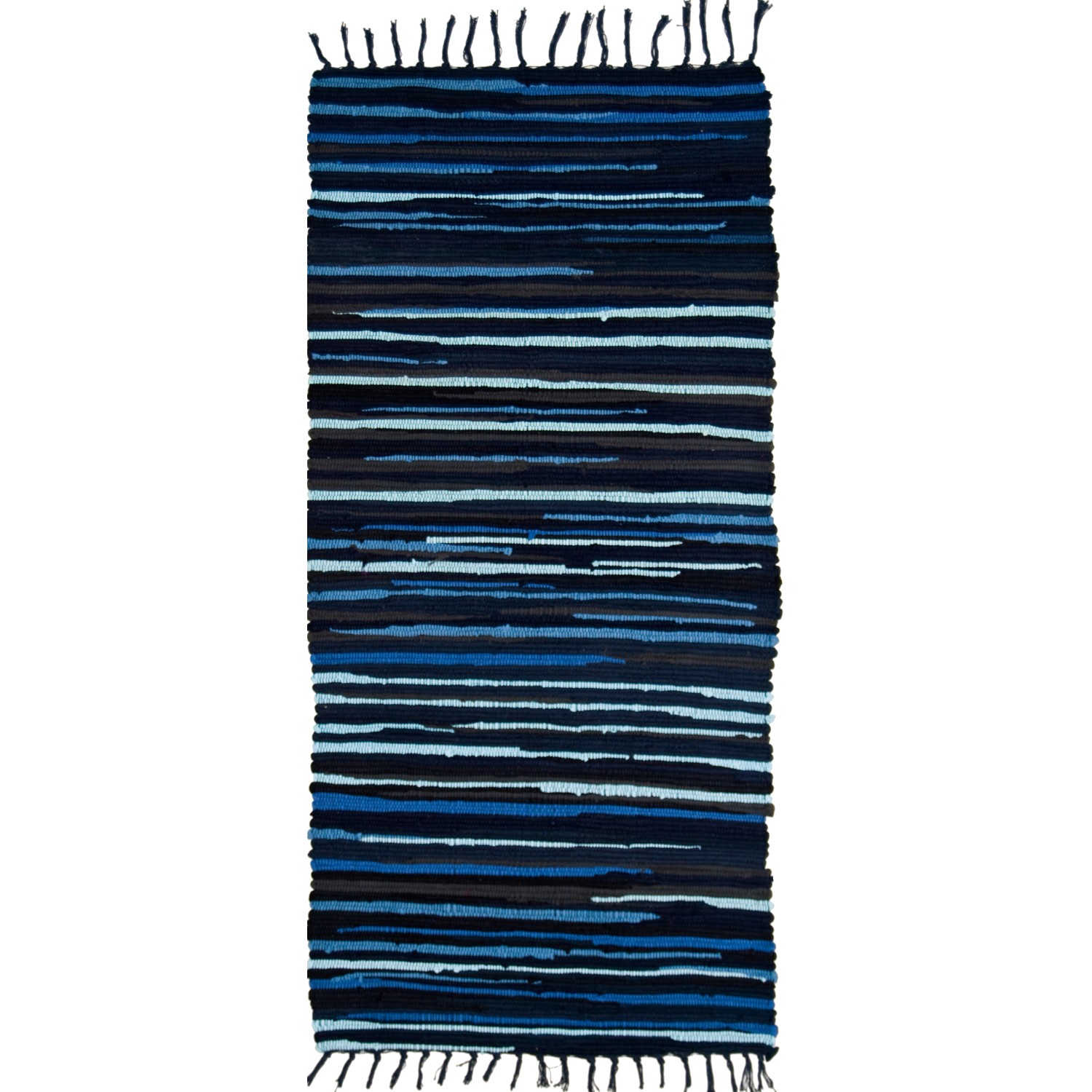 Ručně tkaný koberec Alabama, džínově modrá, 60 x 120 cm Ručně tkaný koberec Alabama, džínově modrá, 60 x 120 cm