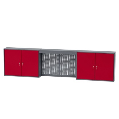 Küpper Nástěnná skříňka 70181, 4 dvířka,stěny,police/36boxů/stínítko 60x240x19cm Küpper Nástěnná skříňka 70181, 4 dvířka,stěny,police/36boxů/stínítko 60x240x19cm