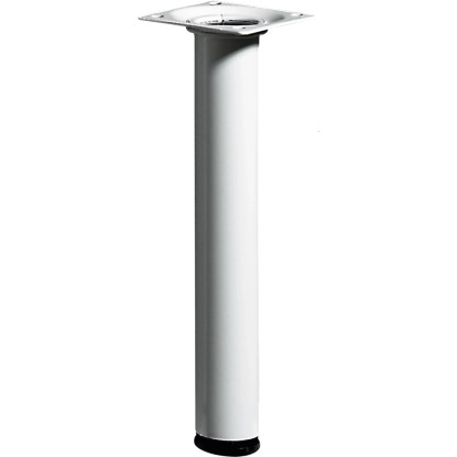 Bílá noha ke stolu Hettich, výška 200 mm, Ø 30 mm, pro konstrukci nábytku. Bílá noha ke stolu Hettich, výška 200 mm, Ø 30 mm, pro konstrukci nábytku.
