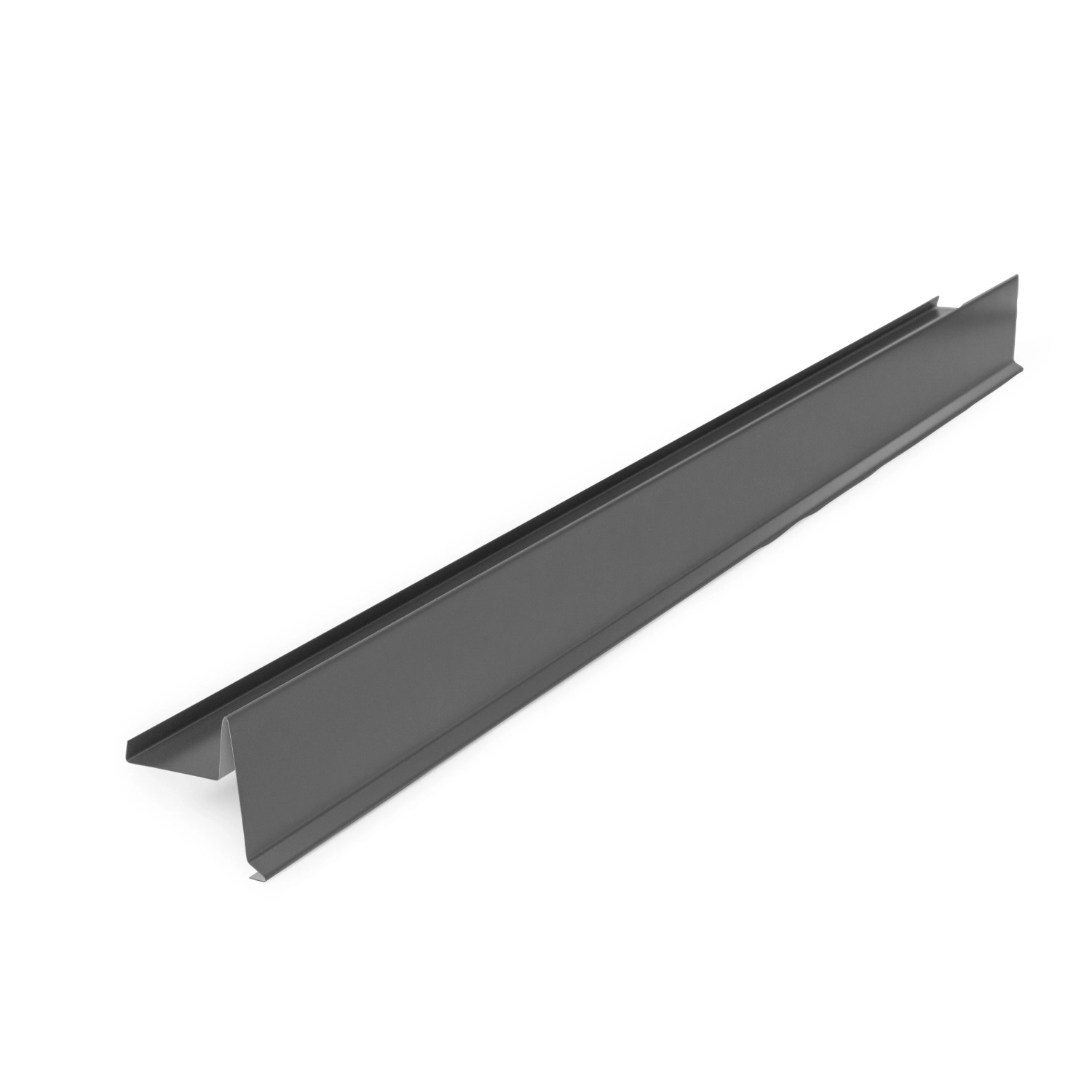 COVERNIT Štítové lemování s vodní drážkou UNI, RAL 7024 grafit 1200 mm COVERNIT Štítové lemování s vodní drážkou UNI, RAL 7024 grafit 1200 mm