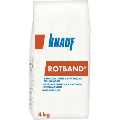 Knauf Sádrová omítka s vysokou přilnavostí ROTBAND 4 kg Knauf Sádrová omítka s vysokou přilnavostí ROTBAND 4 kg