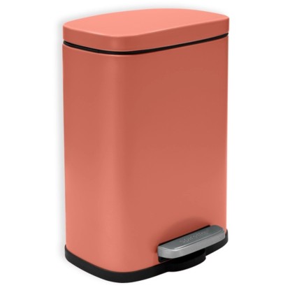 Spirella Nášlapný odpadkový koš Akira, terakotová matná, 5 l Spirella Nášlapný odpadkový koš Akira, terakotová matná, 5 l