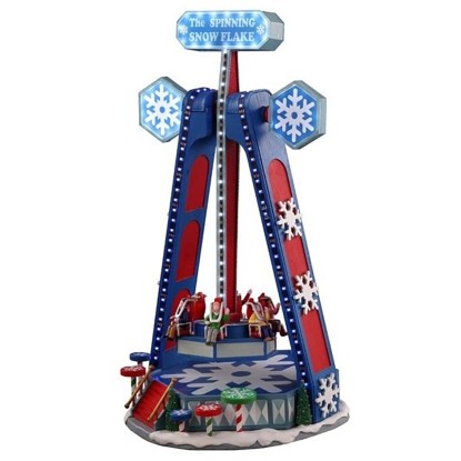 Lemax Vánoční dekorace kolotoč Spinning Snowflake s adaptérem Lemax Vánoční dekorace kolotoč Spinning Snowflake s adaptérem