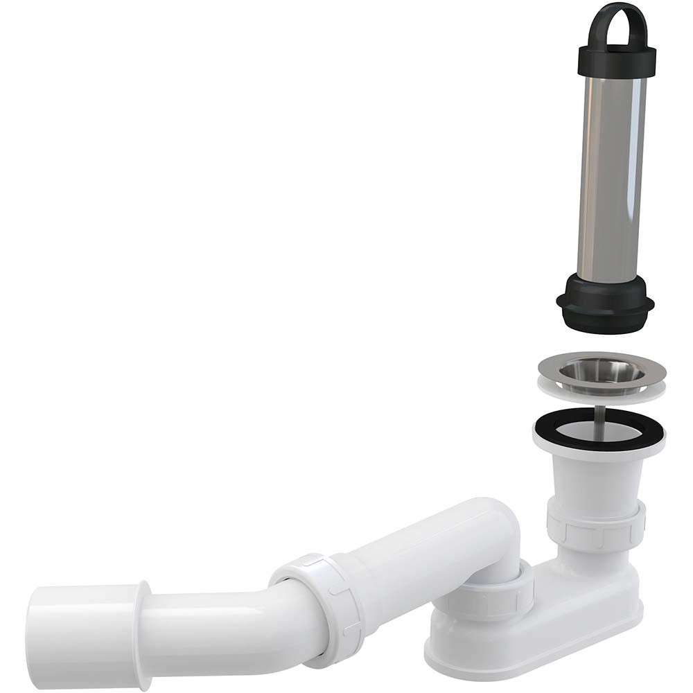 Alcadrain Odtoková souprava se zápach.uzáv. a kolenem Alcadrain Odtoková souprava se zápach.uzáv. a kolenem