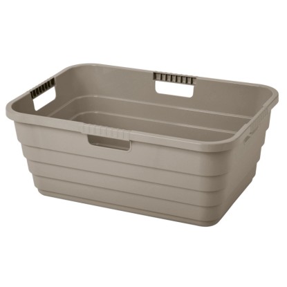 Tontarelli Koš na čisté prádlo MAYA šedohnědá, 55 x 38 x 22 cm, 32 l Tontarelli Koš na čisté prádlo MAYA šedohnědá, 55 x 38 x 22 cm, 32 l