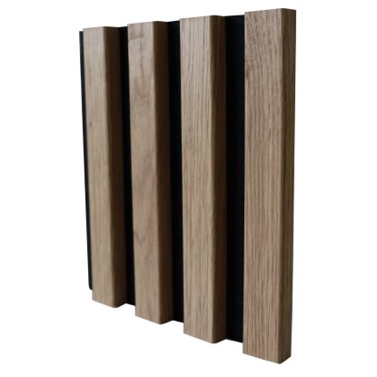 ASKO Designový akustický panel dub přírodní/černá plsť 20 x 400 x 2600 mm ASKO Designový akustický panel dub přírodní/černá plsť 20 x 400 x 2600 mm
