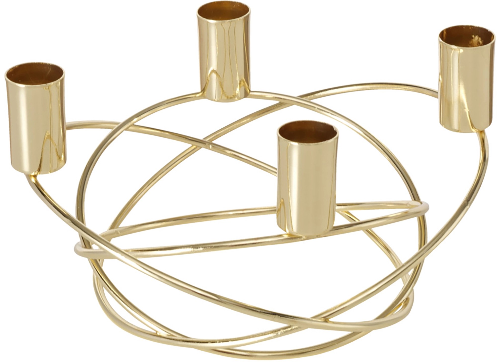 Boltze Svícen Delilah zlatý 20 x 19 x 11 cm Boltze Svícen Delilah zlatý 20 x 19 x 11 cm