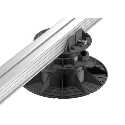 Nastavitelný GS terasový podpěrný systém Pro, 470-570 mm, černý, s hliníkovým profilem pro terasy. Nastavitelný GS terasový podpěrný systém Pro, 470-570 mm, černý, s hliníkovým profilem pro terasy.