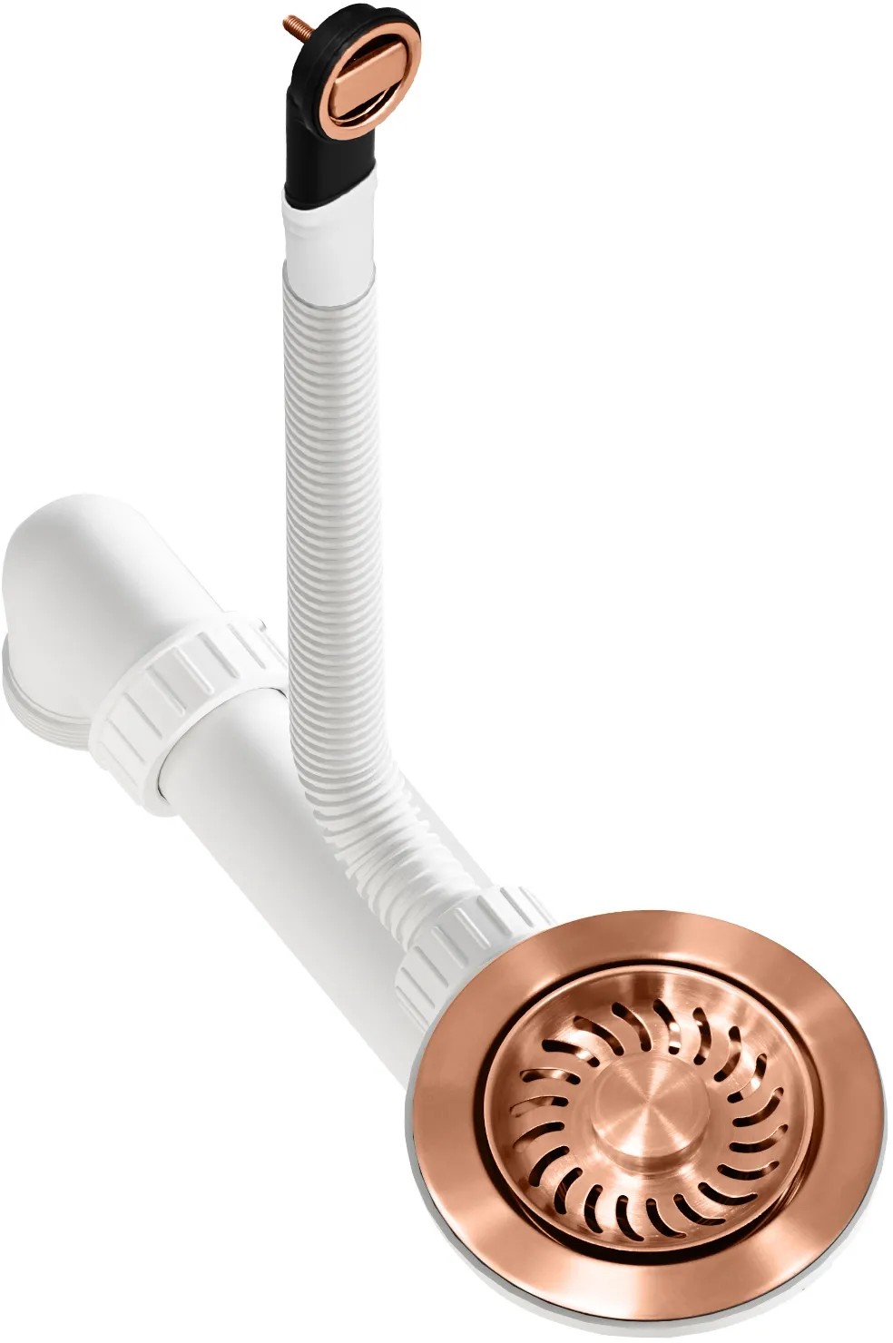 Helika Dřezová výpusť s přepadem AQF-001V-C, měděná, pr. 114 mm Helika Dřezová výpusť s přepadem AQF-001V-C, měděná, pr. 114 mm