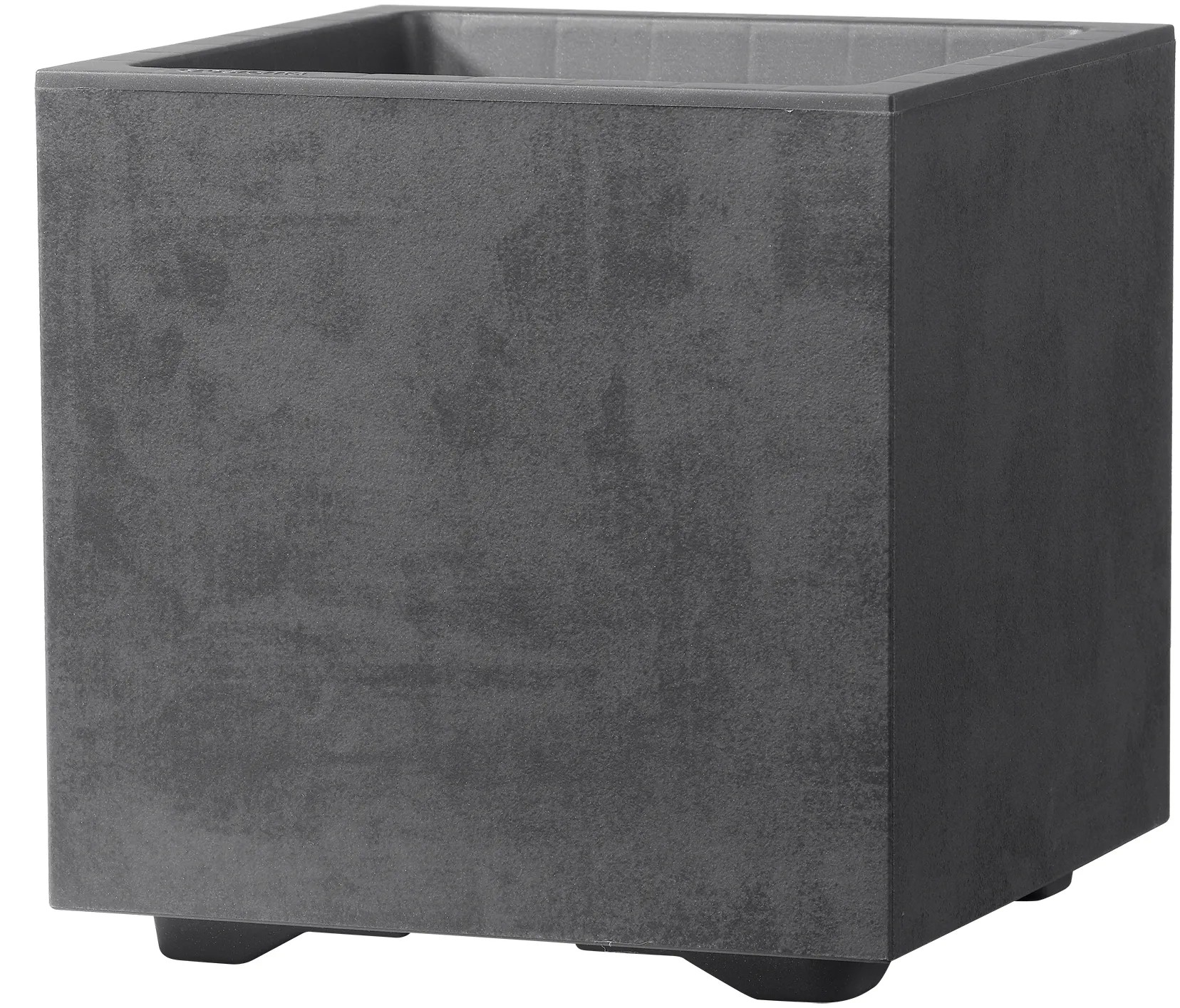 Deroma Květináč Millennium Cubo antracitový 25 x 25 x 25 cm Deroma Květináč Millennium Cubo antracitový 25 x 25 x 25 cm