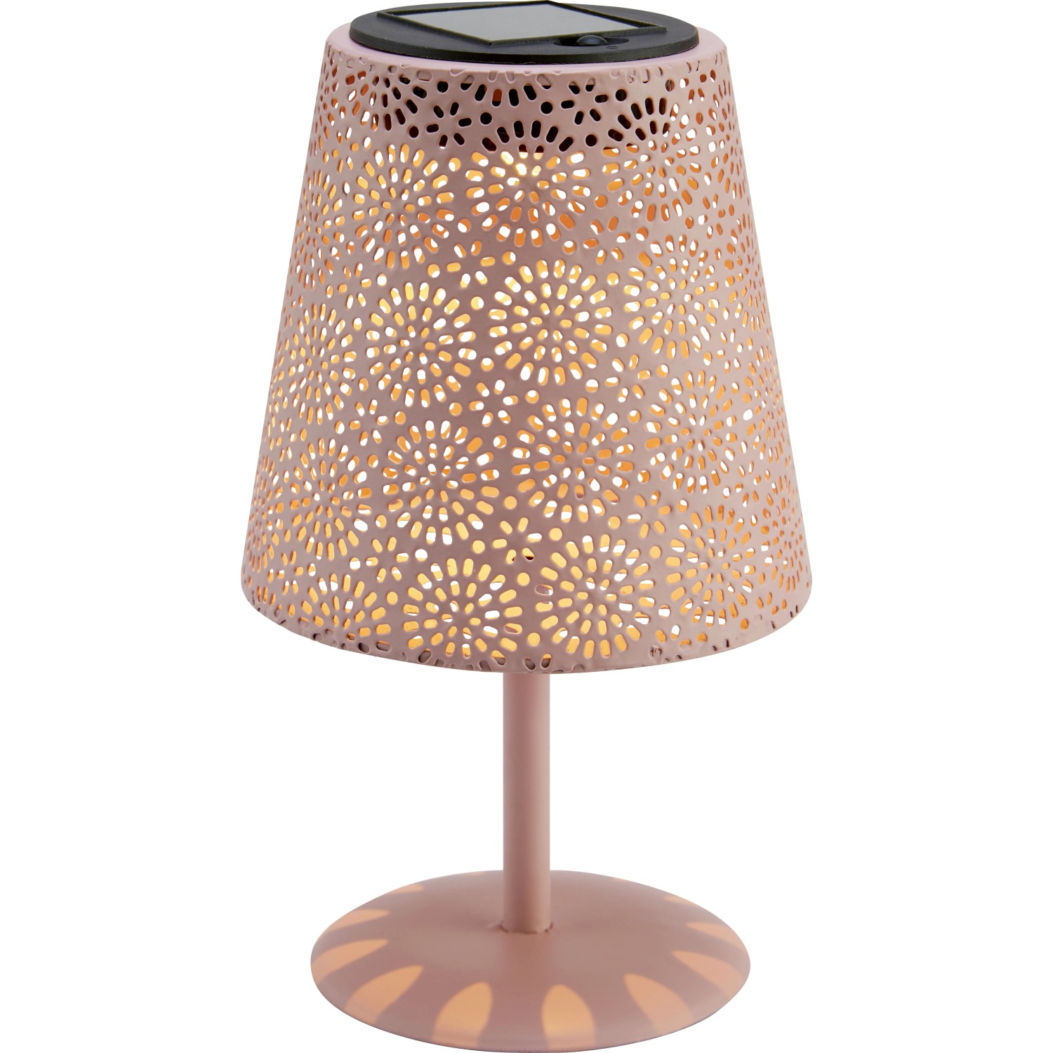 Solární stolní LED lampa s motivem květiny, IP44, růžová, pr. 12 x 20,5 cm Solární stolní LED lampa s motivem květiny, IP44, růžová, pr. 12 x 20,5 cm