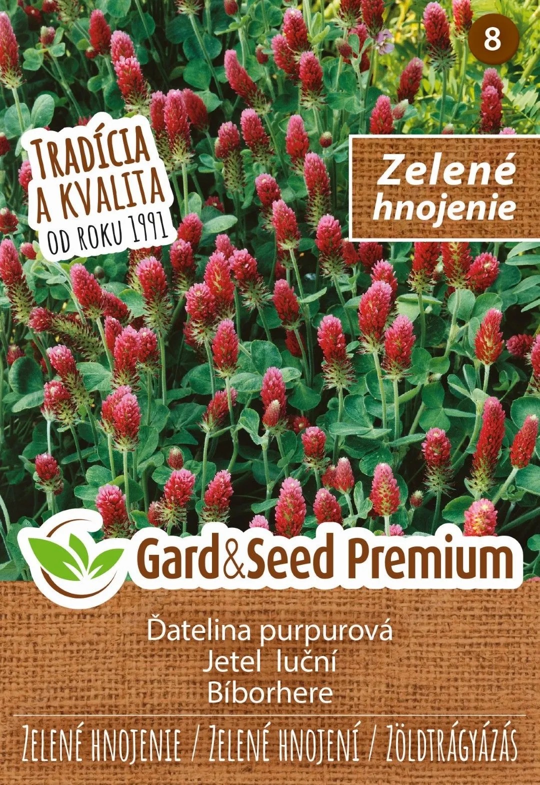 GardenSeed Premium Semínka Jetel inkarnát - zelené hnojení GardenSeed Premium Semínka Jetel inkarnát - zelené hnojení