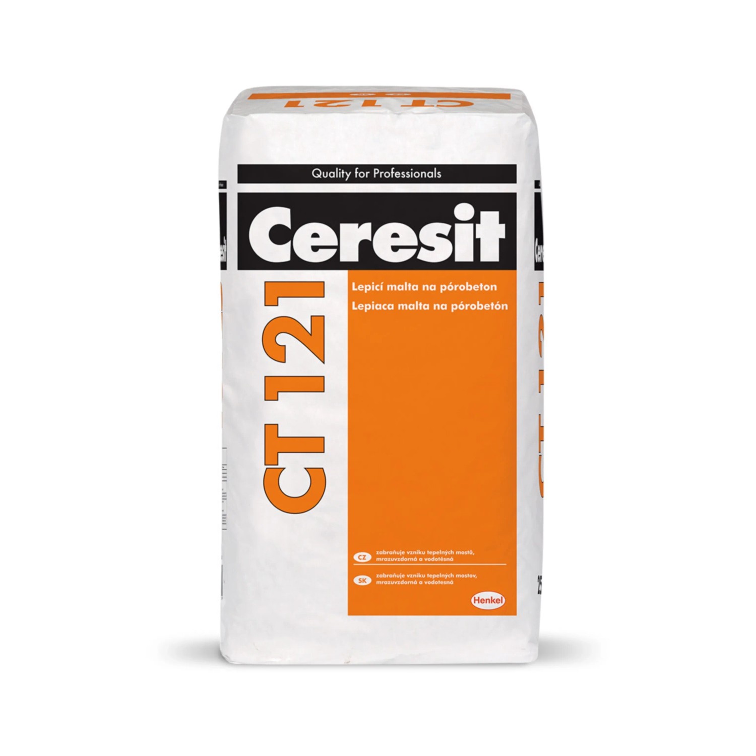 Ceresit Tenkovrstvá lepící malta na pórobeton CT 121, 25 kg Ceresit Tenkovrstvá lepící malta na pórobeton CT 121, 25 kg
