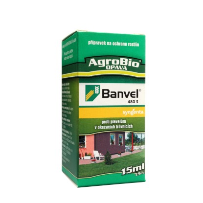 AgroBio Opava Herbicid porti plevelu v okrasných trávnících BANVEL 480 s 15 ml AgroBio Opava Herbicid porti plevelu v okrasných trávnících BANVEL 480 s 15 ml