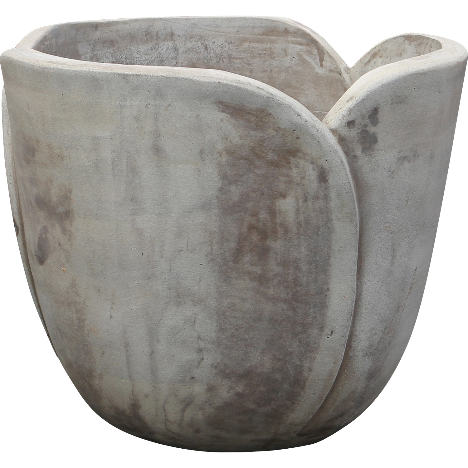 Květináč Boudry tvar tulipánu, hnědý, 43 x 43 x 34,5 cm Květináč Boudry tvar tulipánu, hnědý, 43 x 43 x 34,5 cm