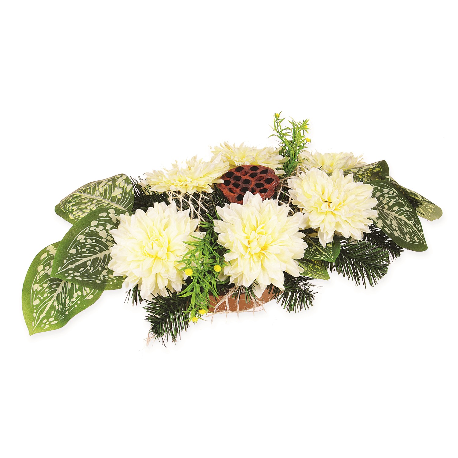 Podzimní dušičková dekorace chryzantéma, 80 x 35 cm Podzimní dušičková dekorace chryzantéma, 80 x 35 cm