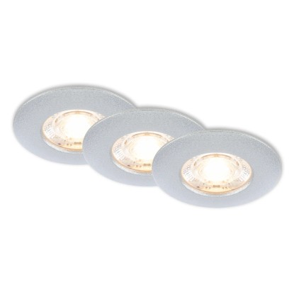 BRILONER Vestavné LED svítidlo chorm 3,6W 350lm 3000K IP44 pr. 65x25 mm, 3 ks BRILONER Vestavné LED svítidlo chorm 3,6W 350lm 3000K IP44 pr. 65x25 mm, 3 ks