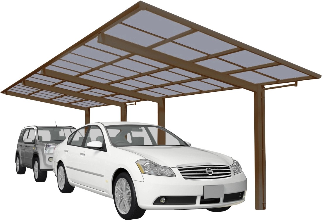 Ximax Alu přístřešek na 2 auta Linea Typ 80 Tandem bronzová 273 x 983 cm Ximax Alu přístřešek na 2 auta Linea Typ 80 Tandem bronzová 273 x 983 cm