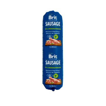 Brit Salám pro psy Sausage Chicken & Venison 800 g Brit Salám pro psy Sausage Chicken & Venison 800 g