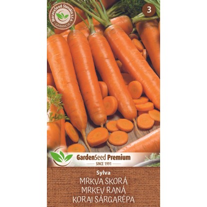 GardenSeed Premium Mrkev raná Sylva GardenSeed Premium Mrkev raná Sylva
