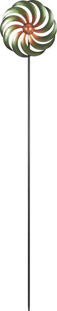 Zahradní zápich větrník zelený 116 cm Zahradní zápich větrník zelený 116 cm