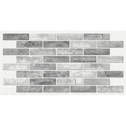 Dekorační panel t.b.t. vzhled kamene, šedo-bílý, pro design stěn. Dekorační panel t.b.t. vzhled kamene, šedo-bílý, pro design stěn.