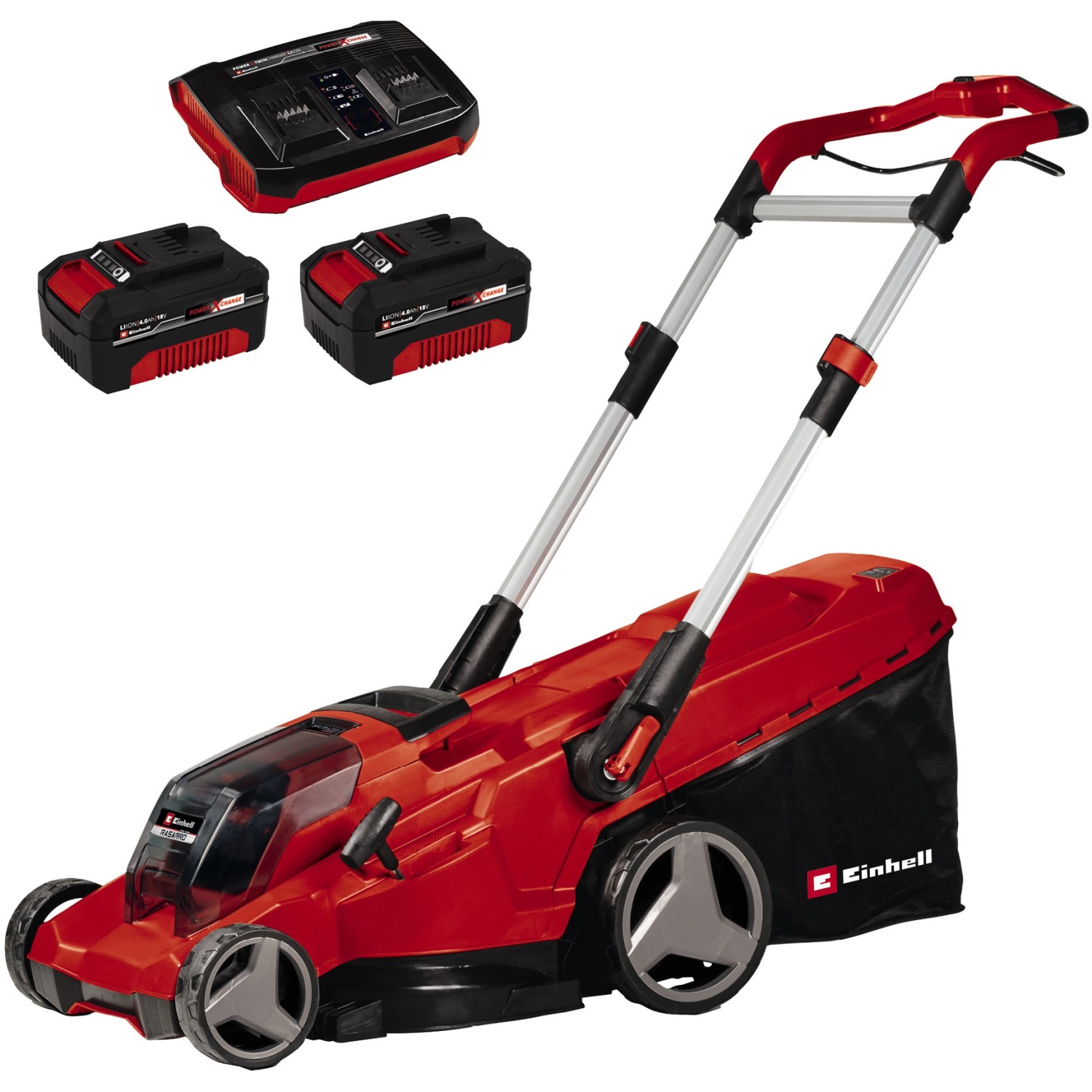 Einhell Power X Change Aku sekačka na trávu Rasarro 36 42 vč aku 2 x 4