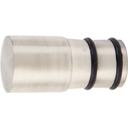 Koncovka záclonové tyče, válcovitá, nerezový vzhled, 2 ks, pr. 19 mm Koncovka záclonové tyče, válcovitá, nerezový vzhled, 2 ks, pr. 19 mm