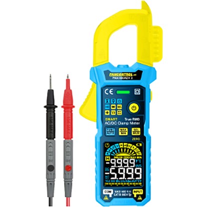 Proudová klešť Pancontrol PAN 600AD+, 600 A AC/DC, True RMS, s měřicími kabely a modro-žlutým pouzdrem. Proudová klešť Pancontrol PAN 600AD+, 600 A AC/DC, True RMS, s měřicími kabely a modro-žlutým pouzdrem.