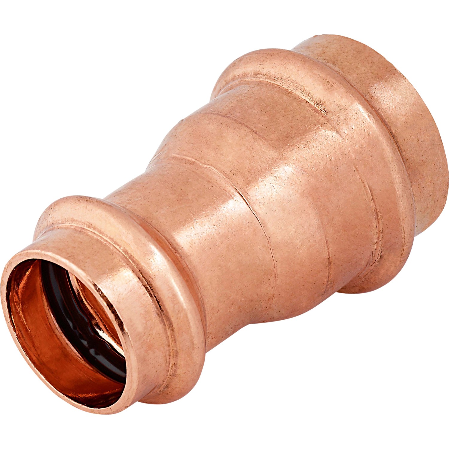 Lisovací redukční nátrubek měděný, pr. 28 mm x 22 mm, 1 ks Lisovací redukční nátrubek měděný, pr. 28 mm x 22 mm, 1 ks