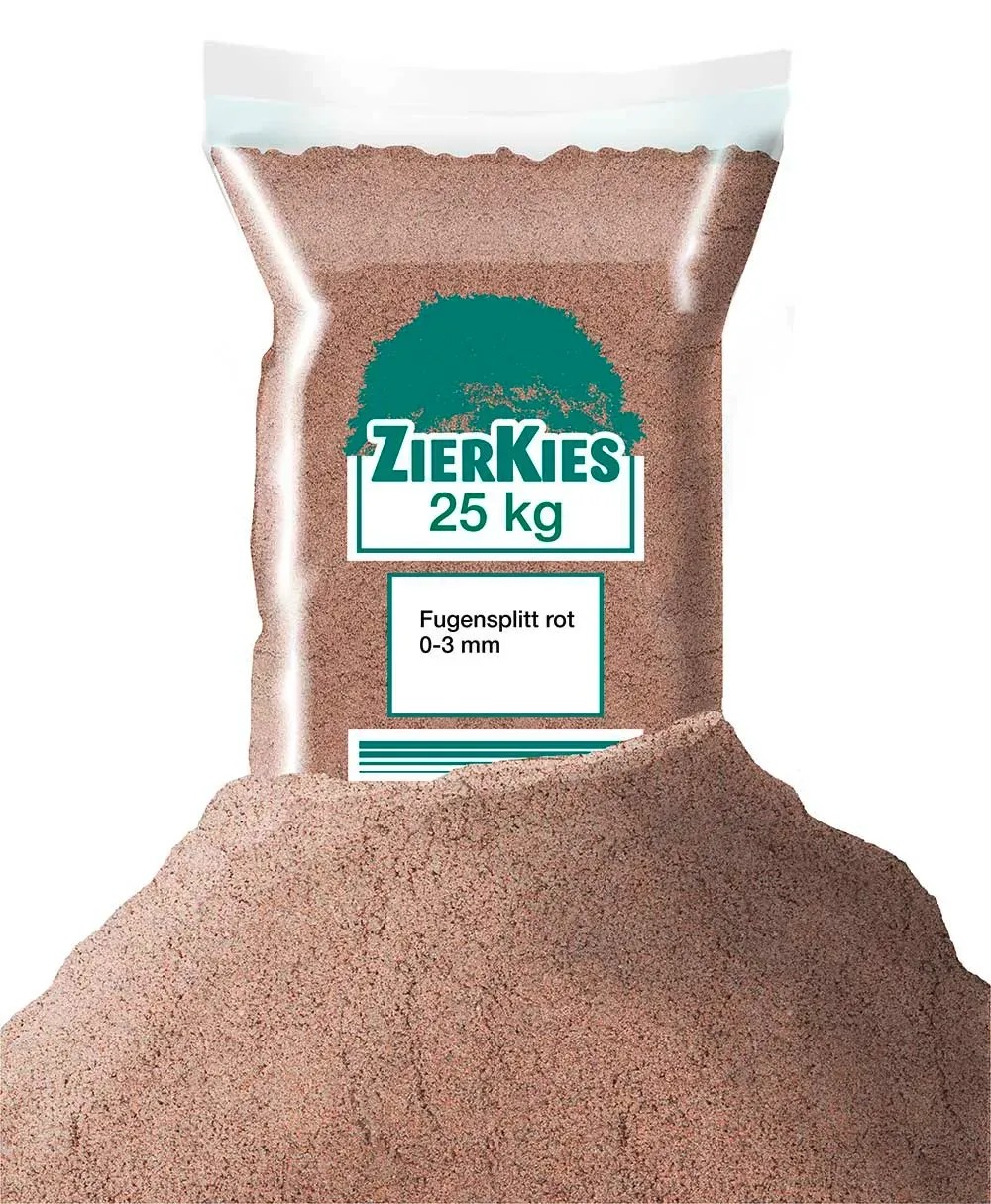 WECO Spárovací drť červená, 0-3 mm, 25 kg/pytel WECO Spárovací drť červená, 0-3 mm, 25 kg/pytel