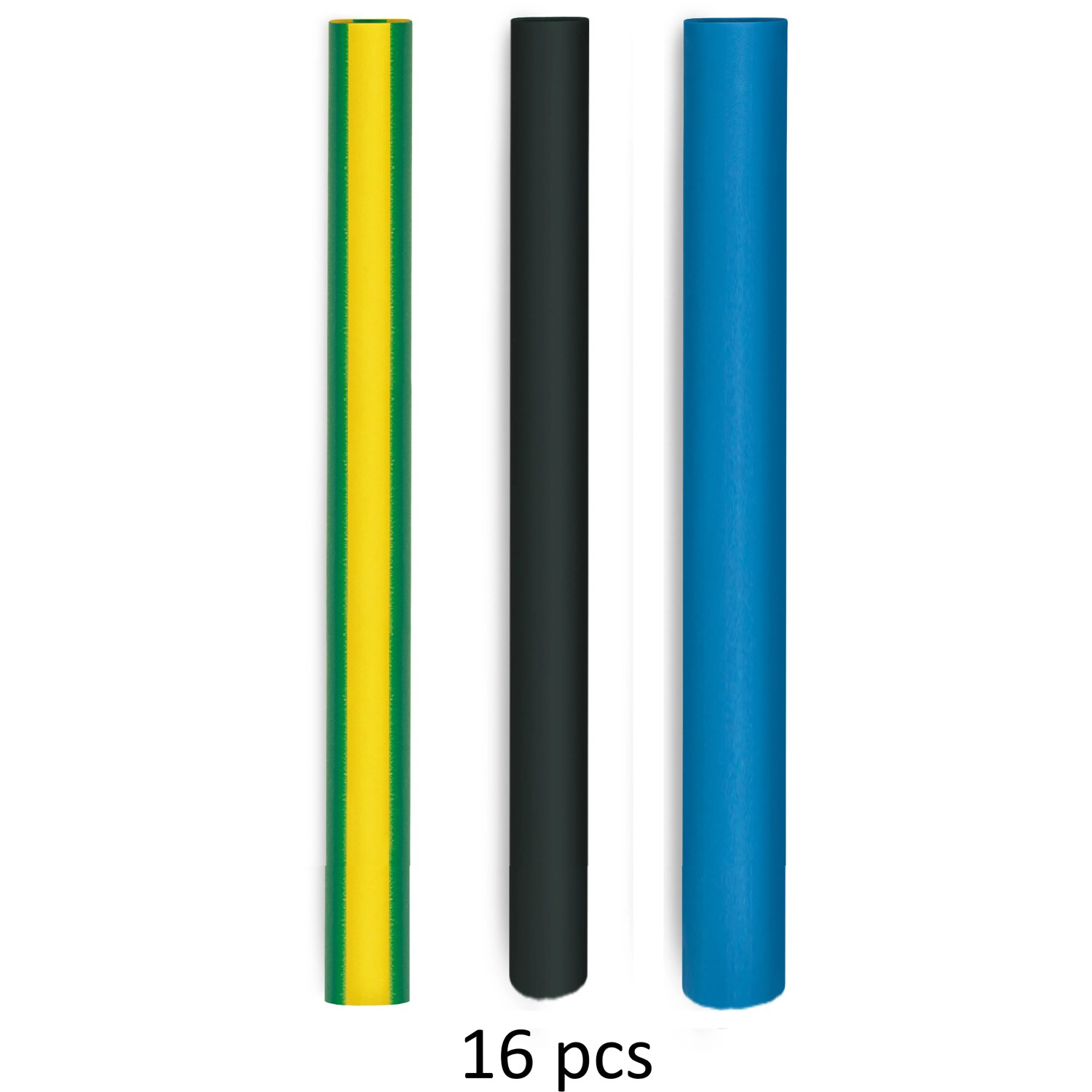 Steinel Sada smršťovacích bužírek, pr. 3,2 - 9,5 mm x 110 mm, 16 ks, různé barvy Steinel Sada smršťovacích bužírek, pr. 3,2 - 9,5 mm x 110 mm, 16 ks, různé barvy