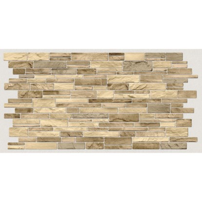 Dekorační panel na stěnu s kamenným vzhledem, béžovo-hnědý. Dekorační panel na stěnu s kamenným vzhledem, béžovo-hnědý.