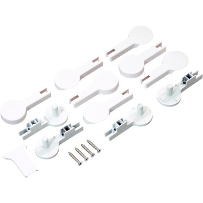 Sada krytek pro skládací stěnu Lepini bílá Sada krytek pro skládací stěnu Lepini bílá