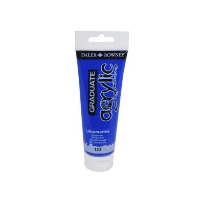 Daler Rowney Akrylová barva GRADUATE ultramarín modrý, 120 ml Daler Rowney Akrylová barva GRADUATE ultramarín modrý, 120 ml