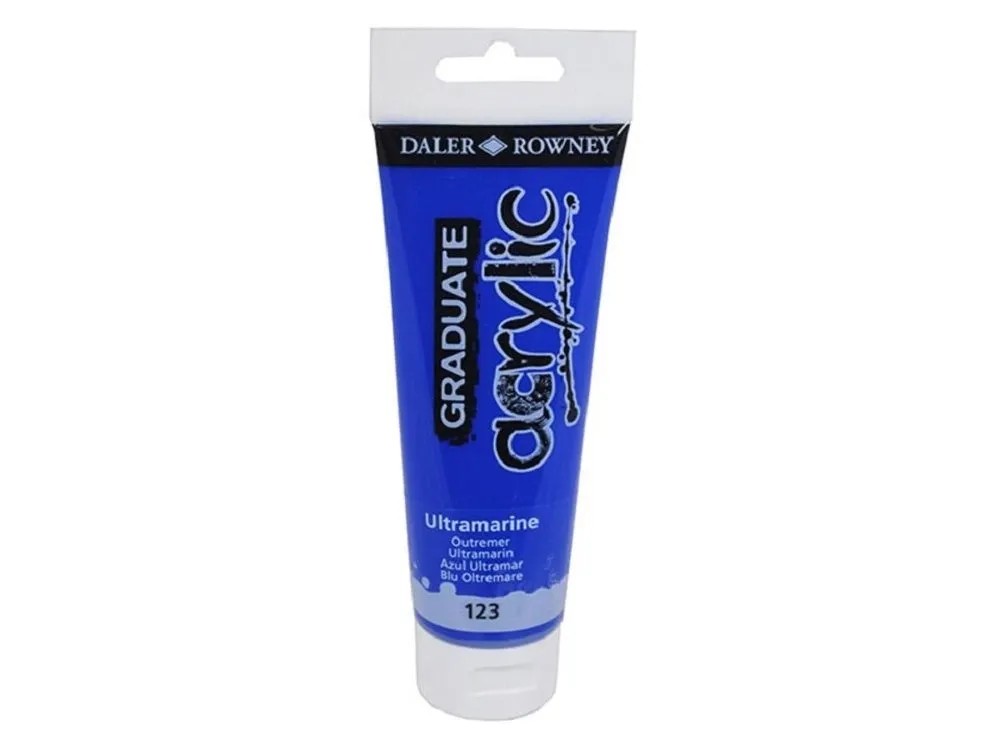 Daler Rowney Akrylová barva GRADUATE ultramarín modrý, 120 ml Daler Rowney Akrylová barva GRADUATE ultramarín modrý, 120 ml