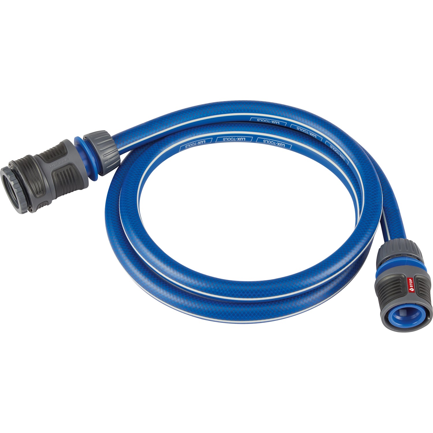 LUX-TOOLS Sada hadice 1,5 m 13 mm (1/2") a 3 konektorů LUX-TOOLS Sada hadice 1,5 m 13 mm (1/2") a 3 konektorů