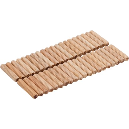 LUX-TOOLS Dřevěné spojovací kolíky 6 mm, 50 ks LUX-TOOLS Dřevěné spojovací kolíky 6 mm, 50 ks