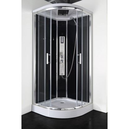 Sanotechnik Kompletní sprchový kout Trend 1, čtvrtkruh, chrom, 90 x 90 x 215 cm Sanotechnik Kompletní sprchový kout Trend 1, čtvrtkruh, chrom, 90 x 90 x 215 cm