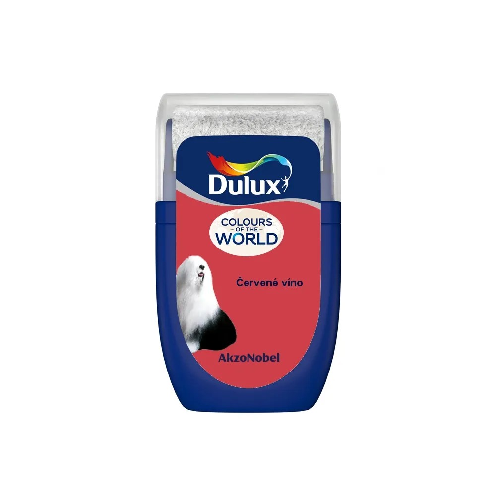 Dulux Tester, interiérová barva Colours Of The World červené víno 30 ml Dulux Tester, interiérová barva Colours Of The World červené víno 30 ml