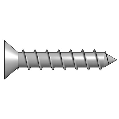 GS Terrassen Samovrtný šroub zápustná hlava, A2, pr. 5,5 x 19 mm, 100 ks GS Terrassen Samovrtný šroub zápustná hlava, A2, pr. 5,5 x 19 mm, 100 ks