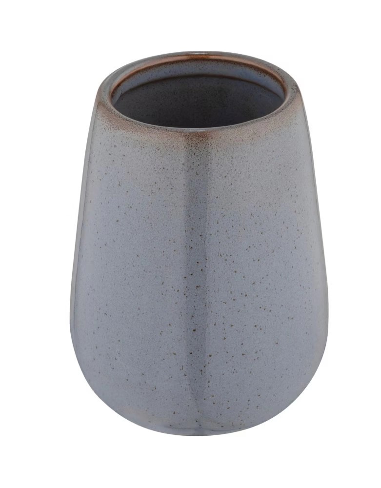 Wenko Keramický kelímek na zubní kartáčky Sirmione, šedá, pr. 8 x 10,5 cm Wenko Keramický kelímek na zubní kartáčky Sirmione, šedá, pr. 8 x 10,5 cm