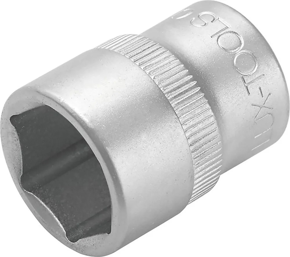 LUX nástrčný klíč šestihranný 17 mm, pohon 10 mm (3/8), chromvanadiová ocel. LUX nástrčný klíč šestihranný 17 mm, pohon 10 mm (3/8), chromvanadiová ocel.