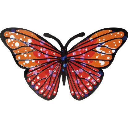 Kovová nástěnná dekorace motýl, 40,5 x 26 cm Kovová nástěnná dekorace motýl, 40,5 x 26 cm