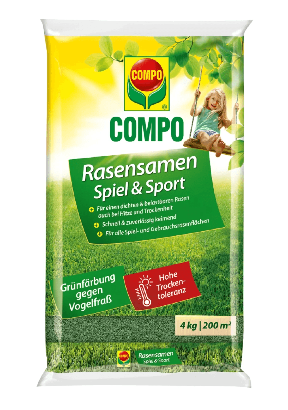 COMPO Travní směs hry a sport 4 kg COMPO Travní směs hry a sport 4 kg